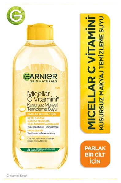 Garnier Micellar C Vitamini Kusursuz Makyaj Temizleme Suyu 400 ml ürün görseli 1