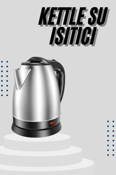 Kettle C F Tipi 220-240v Paslanmaz Çelik Elektrik Kablolu Otomatik Kapanma ürün görseli 1