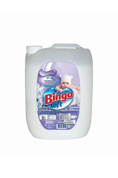 Bingo Soft Yumuşatıcı 5 l Sensitive - Resim 2