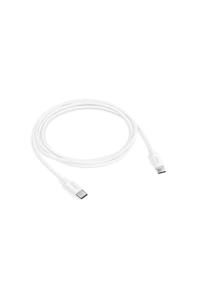 4 ADET   ttec Type-C - Type-C 3A Şarj Kablosu Beyaz - Resim 2