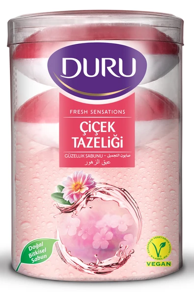 4 ADET   Duru Fresh Sabun 4x100 g Çiçelk Tazeliği ürün görseli 1