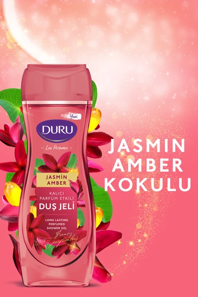 Duru Lux Perfumes Jasmin & Amber 450 ml Duş Jeli - Resim 2