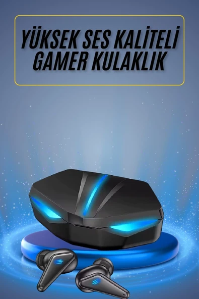 Kulaklığı Mikrofonlu Kablosuz  Kulaklık Powerban Yüksek Ses Kaliteli ürün görseli 1