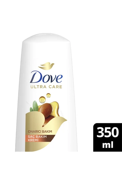 4 ADET   Dove Saç Kremi 350ml Argan Yağı ve Onarıcı Bakım ürün görseli 1