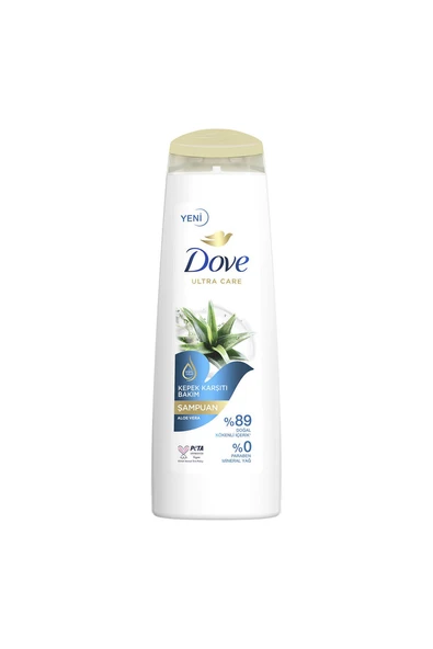 4 ADET   Dove Aloe Vera Kepek Karşıtı Şampuan 400 ml ürün görseli 1