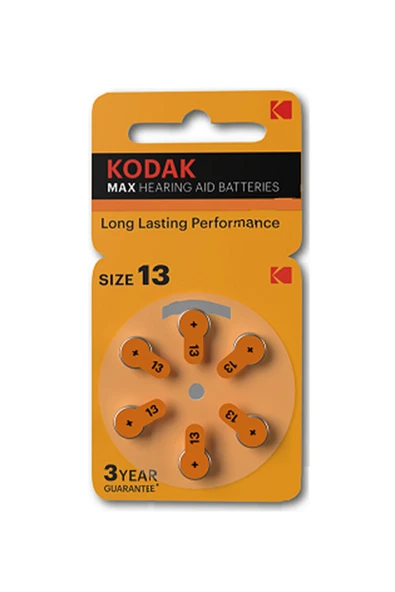 4 ADET   Kodak İşitme Cihazı Pili p13 6 Adet ürün görseli 1