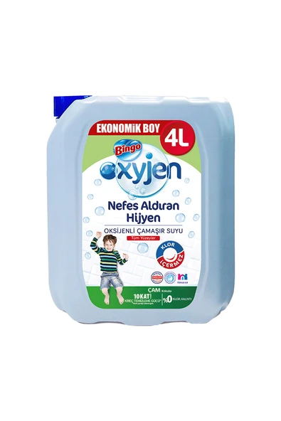 4 ADET   Bingo Oksijen Çamaşır Suyu Çam Kokulu 4 L ürün görseli 1