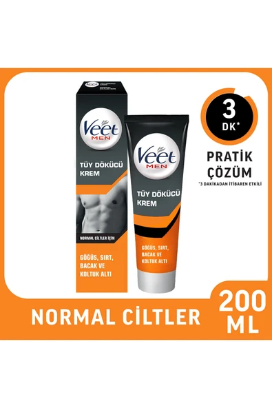 Veet Men Tüy Dökücü Krem 200 ml ürün görseli 1