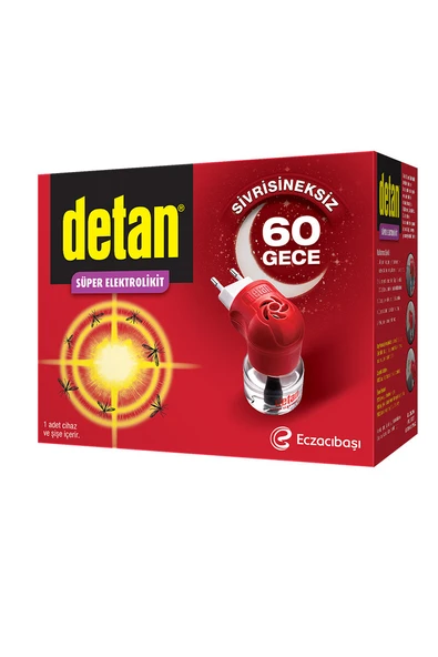 4 ADET   Detan Elektro Likit Sinekkovar Cihaz+Yedek 60 Gece ürün görseli 1