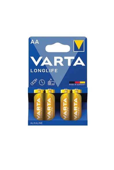 4 ADET   Varta Longlife Alkalin 4'Lü Kalem Pil ürün görseli 1