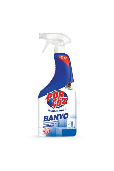 4 ADET   Porçöz Yüzey Temizleyici Sprey 750 ml Banyo ürün görseli 1
