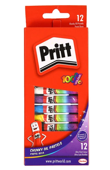 4 ADET   Pritt 12'Li Pastel Boya ürün görseli 1