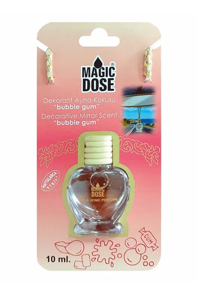 4 ADET   Magic Dose Ahşap Oto Kokusu Bubble Gum FA1-355 - Resim 2
