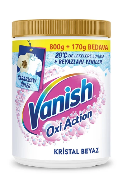 4 ADET   Vanish Kosla Multipower Toz 970 g Beyazlar Leke Çıkarıcı Deterjan Güçlendirici ürün görseli 1