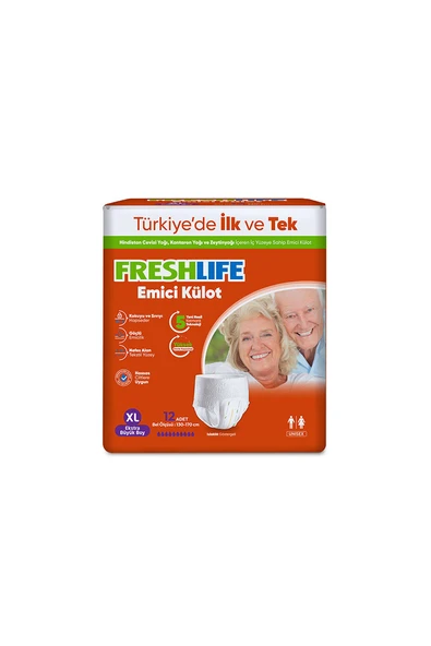 4 ADET   Freshlife Hasta Bezi Emici Külot X Large 12 Li ürün görseli 1