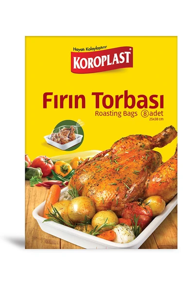 4 ADET   Koroplast Fırın Torbası 25*38 - Resim 2
