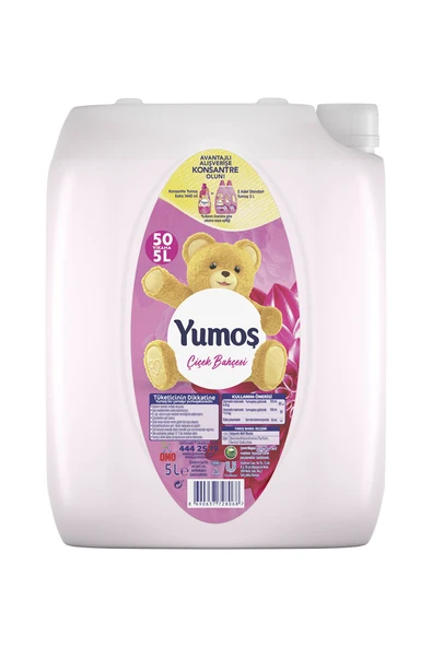 4 ADET   Yumoş Yumuşatıcı 5 l Çiçek Bahçesi ürün görseli 1
