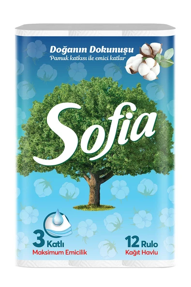 4 ADET   Sofia Kağıt Havlu 12'li Mutfak - Resim 2