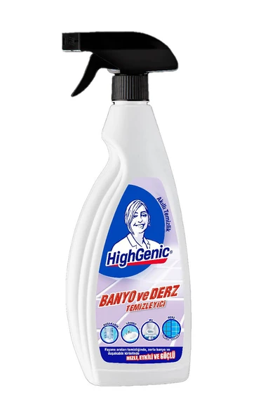 4 ADET   Highgenic Banyo ve Derz Temizleyici Köpük 750 Ml ürün görseli 1