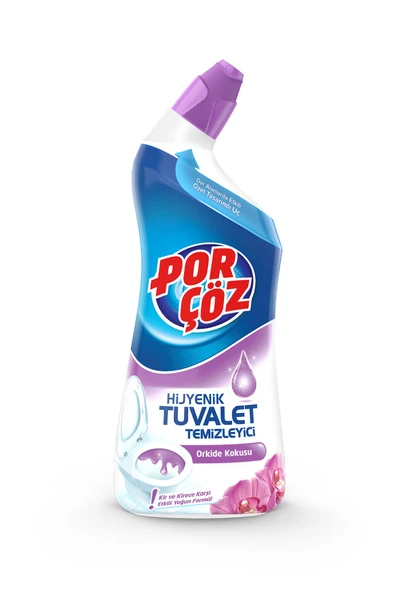 4 ADET   Porçöz Tuvalet Temizleyici Jel Orkide Kokulu 750 ml ürün görseli 1