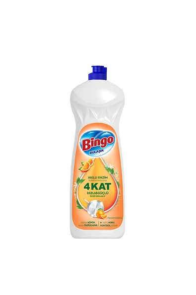 4 ADET   Bingo Elde Bulaşık Deterjanı 650 ml Mandalina ürün görseli 1