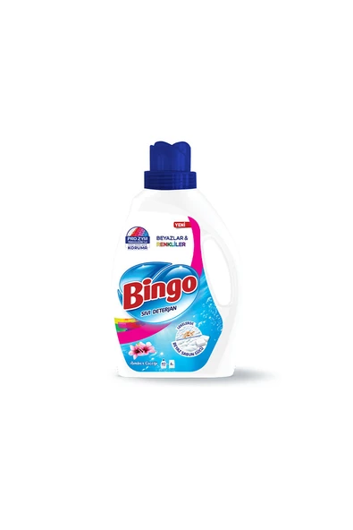 4 ADET   Bingo Sıvı Çamaşır Deterjanı Amber 40 Yıkama 2600 ml ürün görseli 1