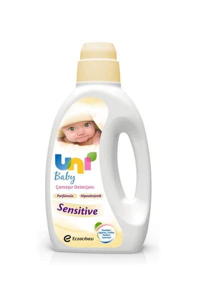 4 ADET   Uni Baby Sıvı Çamaşır Deterjanı Sensitive 40 Yıkama 1500 ml ürün görseli 1