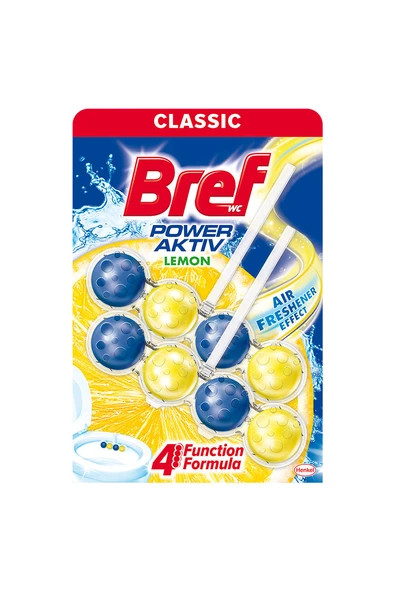4 ADET   Bref Power Aktiv Wc Temizleyici Blok 2'li Limon ürün görseli 1