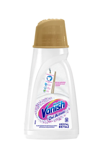 4 ADET   Vanish Kosla Multipower 1400 ml Beyaz Sıvı Leke Çıkarıcı Deterjan Güçlendirici ürün görseli 1