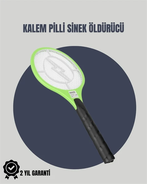 Taşınabilir Elektronik Sinek Swatter - Kimyasal İçermeyen, Ergonomik Tasarım ürün görseli 1