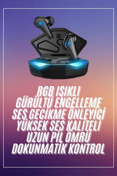 Kulaklığı Mikrofonlu Kablosuz  Kulaklık Powerban Yüksek Ses Kaliteli ürün görseli 1