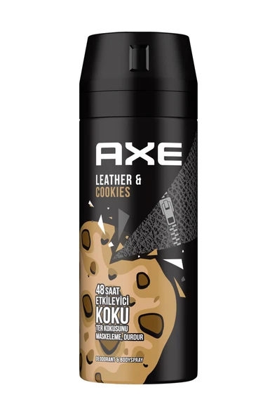 4 ADET   Axe Deodorant Leather Cookies 150 ml ürün görseli 1