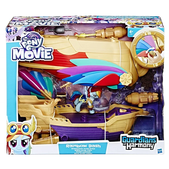 My Little Pony Rainbow Dash in Korsan Gemisi Büyük Kız Çocuk Oyun Seti ürün görseli 1