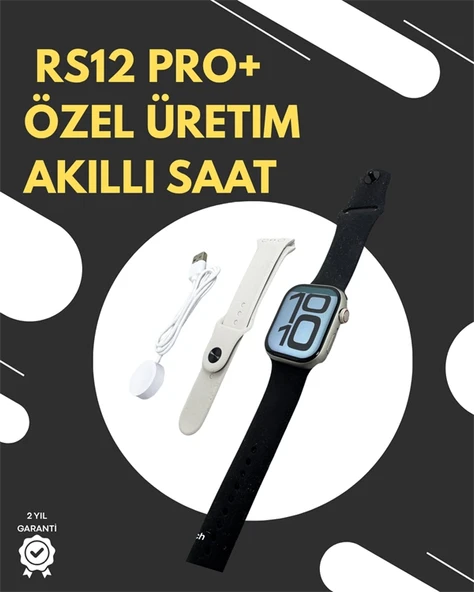 Rs12 Pro+ 2025 Serisi Garantili Özel Üretim Akıllı Saat - Amoled Ekran, Gps, 2gb Hafıza, Sesli Görüşme, Uzun Şarj Süresi ürün görseli 1