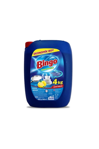 3 ADET  Bingo Bulaşık Deterjanı 4 kg - Resim 2