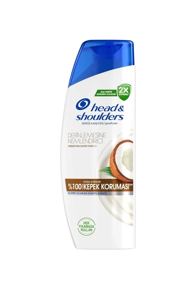 4 ADET   Head And Shoulders Şampuan Derinlemesine Nemlendirici 1+1 330 ml ürün görseli 1