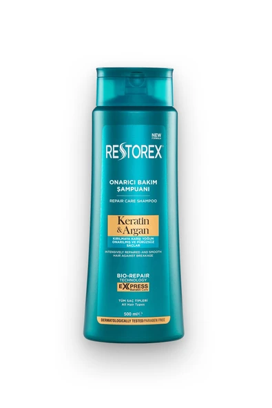 4 ADET   Restorex Şampuan Argan Keratin 500 ml ürün görseli 1