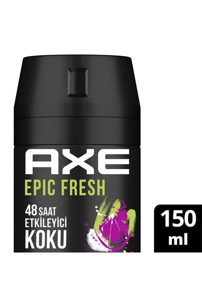 4 ADET   Axe Epic Fresh Deodorant 150 ml ürün görseli 1
