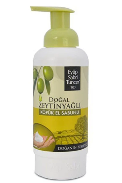 4 ADET   Eyüp Sabri Tuncer Doğal Zeytinyağlı Köpük Sabun 500 ml ürün görseli 1