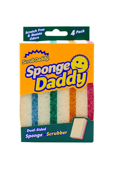 3 ADET  Sponge Daddy Bulaşık Süngeri 4'lü Paket ürün görseli 1