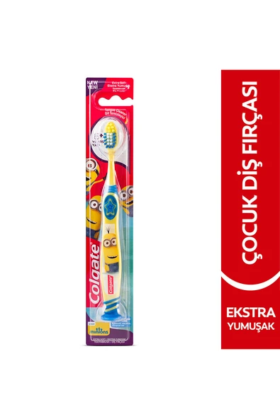 4 ADET   Colgate Diş Fırçası Çocuk Minions 6+ ürün görseli 1