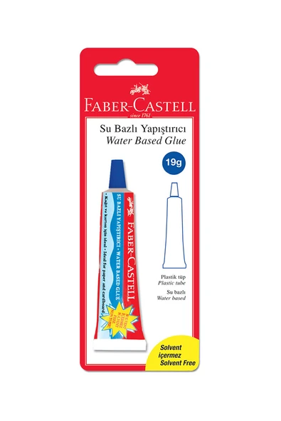 3 ADET  Faber Castell Tekli Yapıştırıcı 19 gr Solventsiz ürün görseli 1