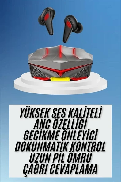 Dokunmatik Kontrol Tws Işıklı Kulakiçi Bluetooth Kulaklık Kablosuz  Kulaklığı ürün görseli 1
