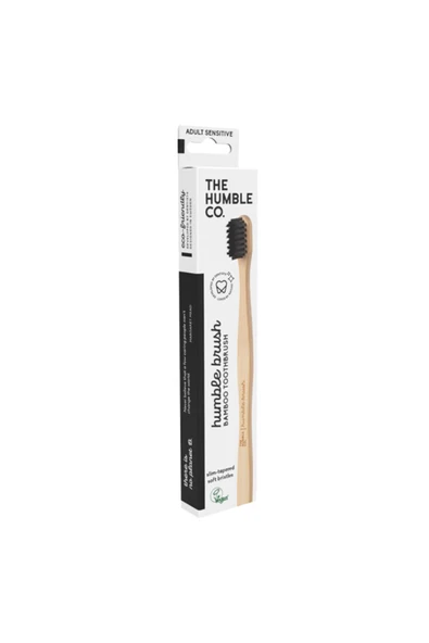 3 ADET  Humble Brush Sensitive Yetişkin Diş Fırçası Siyah ürün görseli 1