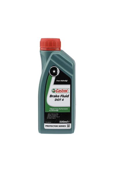 3 ADET  Castrol Fren Hidroliği 0.5 Lt Dot 4 ürün görseli 1