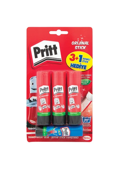 3 ADET  Pritt Yapıştırıcı 3x11 Gr + 10 Gr ürün görseli 1