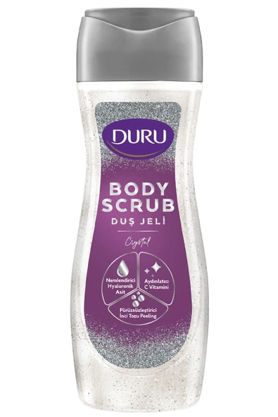 3 ADET  Duru Duş Jeli Body Scrub Crystal 250 ml ürün görseli 1