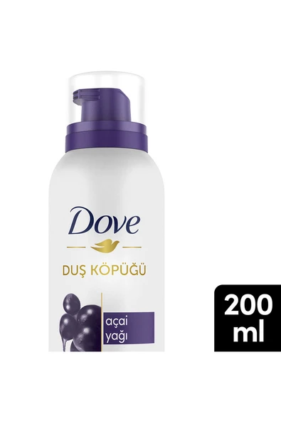 3 ADET  Dove Duş Köpüğü 200ml Acai ürün görseli 1