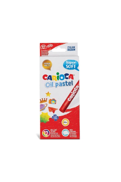 3 ADET  Carioca Yağlı Pastel Boya 12li ürün görseli 1