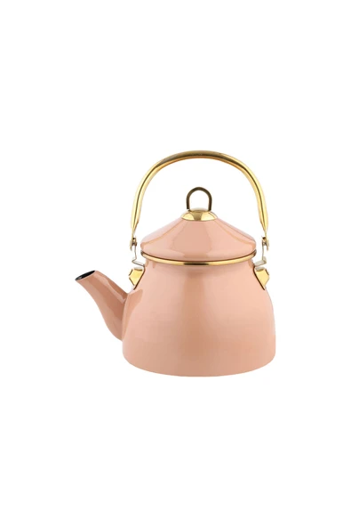 3 ADET  Hometime Emaye Kettle Demlik Cappucino 2 Litre ürün görseli 1